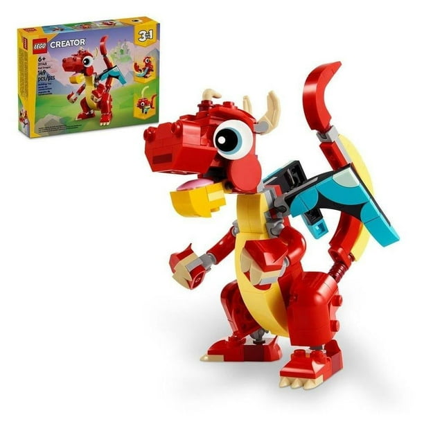 Set de Bloques de Construcción tipo rompecabezas LEGO Creator Dragón Rojo 31145