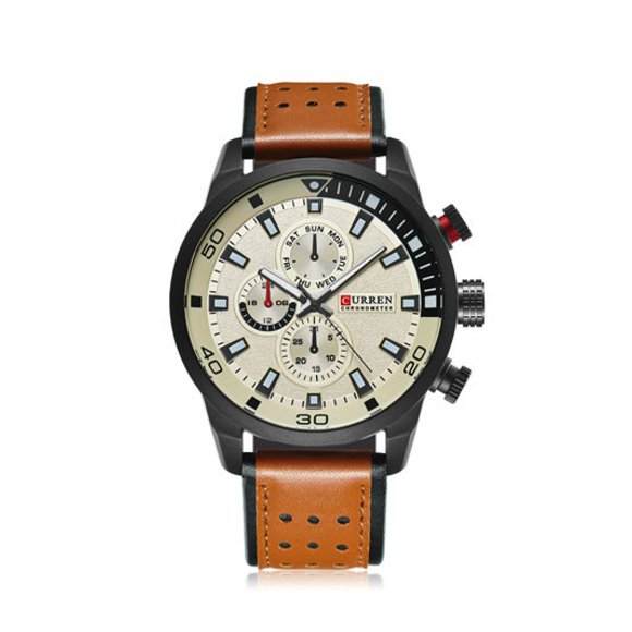 Reloj Curren KREB110111 marrón Hombre Cuarzo