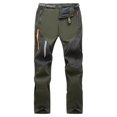 thumbnail image 3 of Ceisia Gift Men's Winter Casual Pants - Faddish Solid Patchwork Sports Zipper Pockets Trousers, 3 of 3