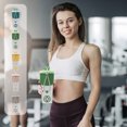 thumbnail image 1 of MTBLYS Botella mezcladora de proteínas | Vaso mezclador de 700 ml (24 oz) | Con bola mezcladora | Portátil y a prueba de fugas | Suplemento pre-entrenamiento | Uso en gimnasio y fitness, 1 of 9