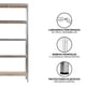 thumbnail image 4 of Set de 2  Estantes Metálicos Organizador Anaquel Mueble 5 Niveles, 4 of 7