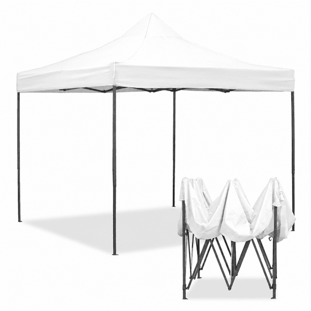 Toldo Plegable Reforzado 3x3m NINON LUNOR Lona Oxford 600D Impermeable y Protección UV