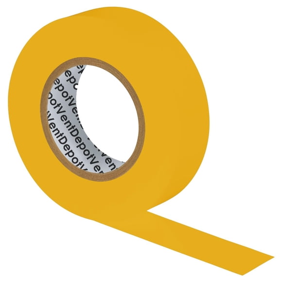 Cinta aislar amarilla 19mm VentDepot MXTTV-001 1 Pieza Amarillo