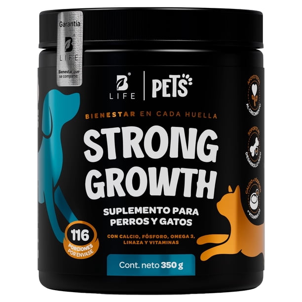 Suplemento para perros y gatos Blife B Pets Strong Growth