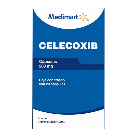 Celecoxib Medimart Frasco con 20 Cápsulas 200 mg