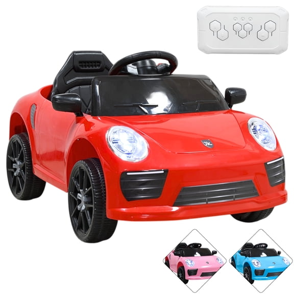Montable Eléctrico Para Niños Mini Deportivo Con Control Remoto Luces Sonido Y Cinturón De Seguridad 6v