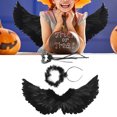 thumbnail image 4 of JUEGO DE ACCESORIOS DE ALAS DE ANGEL, Disfraz DE, Juego de ALAS de Ángel para Adultos para Juego de Rol de Halloween, 4 of 7