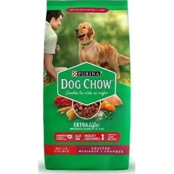 Comida para Mascotas Dog Chow Adulto Razas M/G 25 Kg