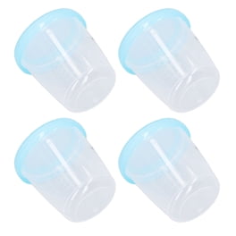 Contenedor de Leche Materna, Tazas de Almacenamiento de Leche Materna 4 piezas de piezas hygienic 180 ml con tapa para viajar