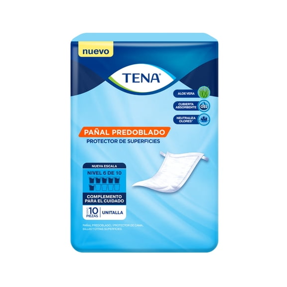 Protector de superficies Tena predoblado unitalla 10 pzas