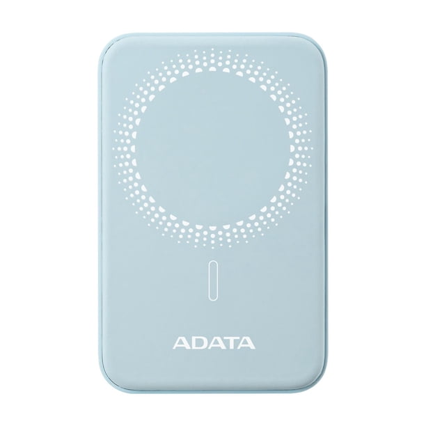 Batería Portátil, PowerBank con Cargador Inalámbrico Portátil Adata R050 5.000mAh Azul