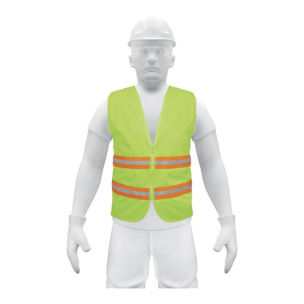 Chaleco De Seguridad Con Cierre Verde