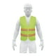 thumbnail image 1 of Chaleco De Seguridad Con Cierre Verde, 1 of 2