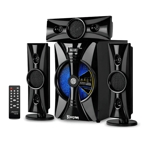 Minicomponente Bloosom Home Theater 8,000 W Negro
