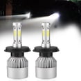thumbnail image 3 of 2 Uds H4 Faros LED 36W 8000LM Faro Coche Hi/Lo Haz, 3 of 7