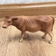 thumbnail image 2 of FELTECHELECTR Modelo de vaca lechera de simulación, juguete de vaca lechera, modelo animal de juguete para bebé recién nacido., 2 of 6