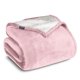 thumbnail image 1 of Manta de Cama de Felpa Sherpa Bare Home Reversible Ligera Tamaño Twin/Twin XL Rosa Claro, 1 of 6