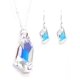 thumbnail image 1 of Juego Zvezda De-Art color Aurore Boreale plata .925, 1 of 5