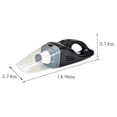 thumbnail image 3 of Aspiradora portátil de mano | 120 W de alta potencia para coche y hogar | Recargable por USB e inalámbrica | Ligera para limpieza rápida y detallada del coche, 3 of 7
