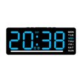 thumbnail image 1 of Reloj Digital LED, regalos con dos alarmas, decoración del hogar, , Reloj de escritorio, reloj de pared para dormitorio, mesa y sala de Número azul, 1 of 8