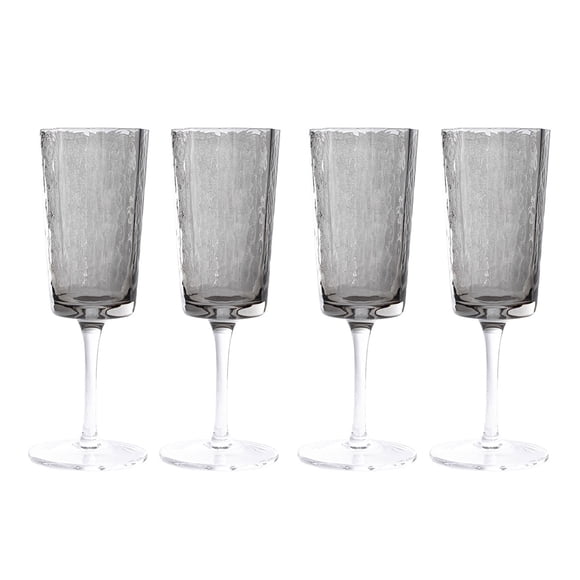 Set de Copas de Vidrio Crown Baccara 4 piezas de 200 ml - Ruan Gris