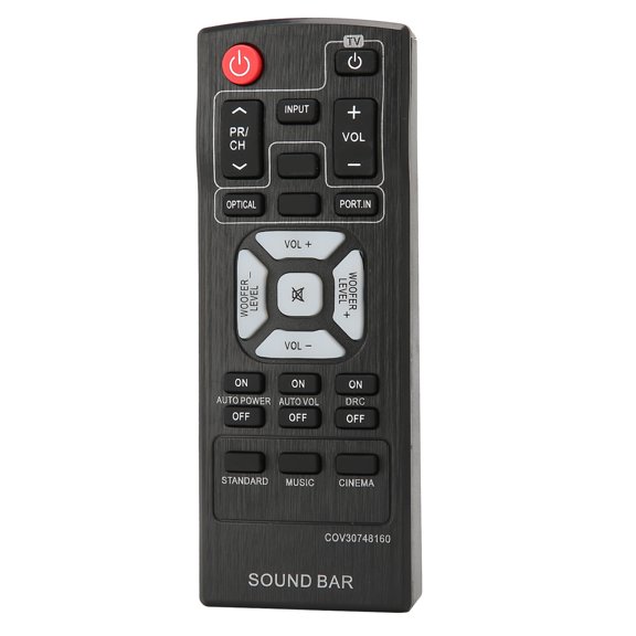 Control remoto de reemplazo, control remoto de barra de sonido Reemplazo universal del control remoto Barra de sonido de reemplazo Control remoto Tecnología innovadora