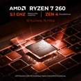 thumbnail image 3 of Laptop IA Gamer ACER Nitro V 16S AI Nvidia GeForce RTX 5070 8GB AMD Ryzen 7 260 32GB DDR5 SSD 1TB Pantalla 16" IPS WQXGA 180Hz Windows 11 Teclado Ingles, 3 of 6