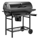 thumbnail image 2 of Asador de Carbón Tipo Barril STANEW Negro con Ruedas, Termómetro, Estante Inferior y Área Amplia para Barbacoa al Aire Libre, 2 of 5