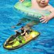 thumbnail image 5 of Barco RC Barco RC de Alta Velocidad Piscinas y de Alta sensibilidad Simulación Barco con Control Remoto Flexible Lancha rápida para niños, niños Módulo doble verde, 5 of 7