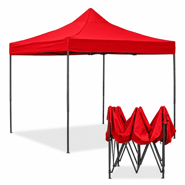 Toldo Plegable Reforzado 3x3m NINON LUNOR Lona Oxford 600D Impermeable y Protección UV