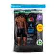 thumbnail image 4 of Bóxer Ajustado Fruit Of The Loom para Hombre, Negro 4 Piezas Talla 2EG, 4 of 4