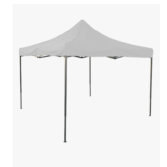 Carpa Plegable Impermeable Y Reforzado Color Blanco