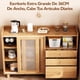 thumbnail image 3 of para Cocina, Armario de Cocina, Gabinete de Almacenamiento con 2 Puertas y 3 Cajones, Mueble Aparador para Sala de Estar, Comedor, 100 * 92 * 36cm (Marron Claro), 3 of 10