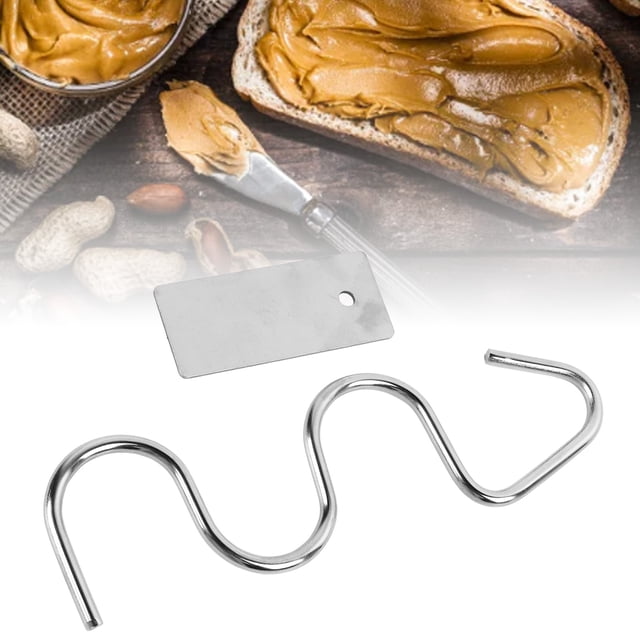 Agitador De Mantequilla De Maní, Utensilios Flexibles Y Reutilizables Para Agitar Mantequilla Con Raspador Para Cocinas Caseras Para Panes, Pasteles, Ensaladas