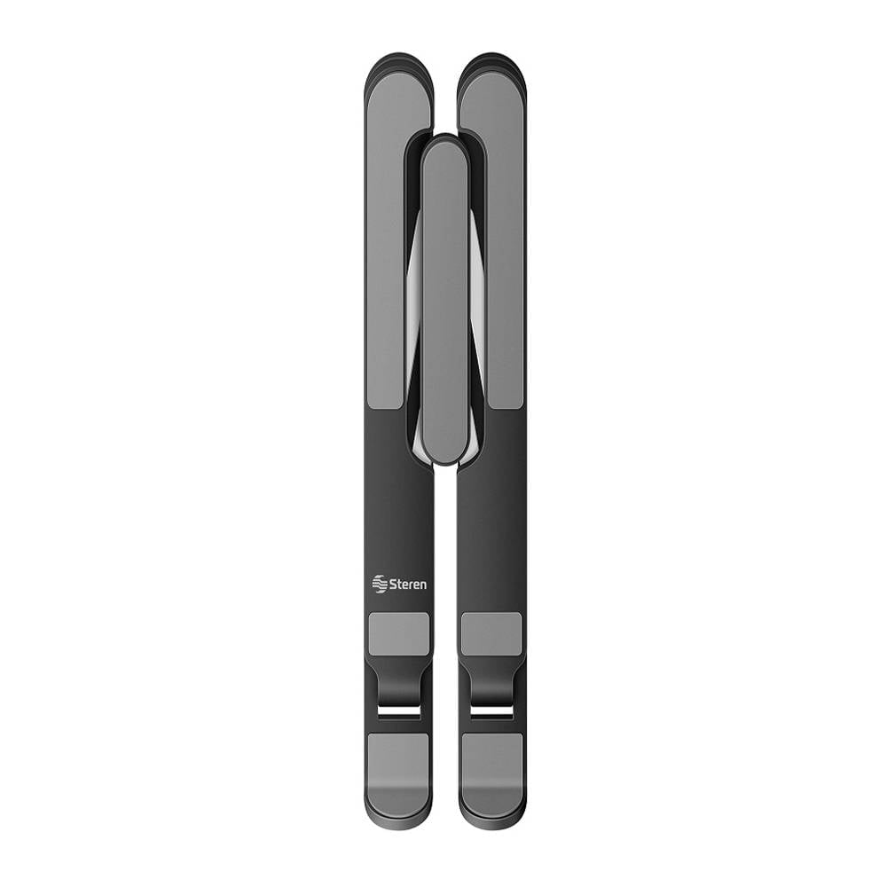 Soporte Steren para Computadora y Tablet Negro Pegable
