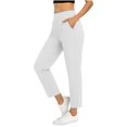 thumbnail image 3 of TaTaai Stretchy Golf Women Cropped Pants Lightweight Breathable Machine Washable No Fading Casual Travel Sports Slim Fit Ankle Length Trousers Gift, 3 of 9
