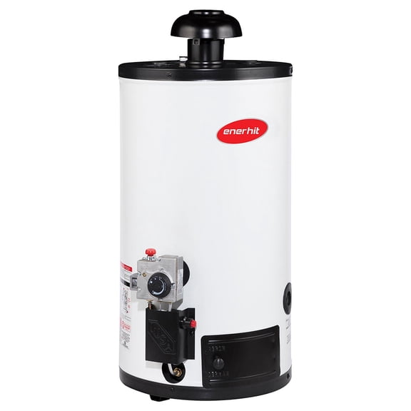 Calentador de Depósito Enerhit 40 L Gas LP Encendido Eléctrico Alta/Baja Presión para 1 Servicio