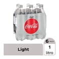 thumbnail image 1 of Refresco Coca Cola light 6 botellas de 1 l c/u, 1 of 5