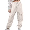 thumbnail image 1 of Pantalones cargo niños, casuales duraderos, múltiples bolsillos, cintura ajustable, tela elástica suave, outdoor, negro, tallas 3-4 a 11-12 años., 1 of 5