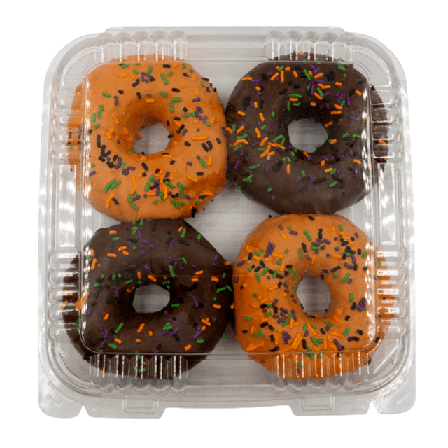Paquete de donas bombón halloween 4 piezas