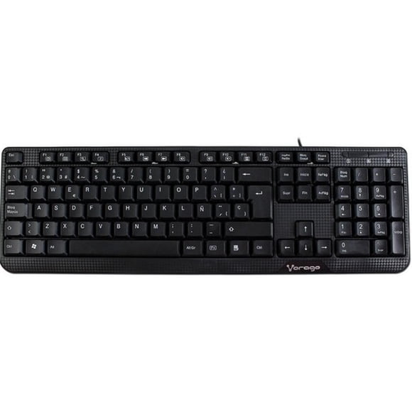 Teclado multimedia Vorago KB-102 USB Negro