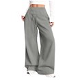 thumbnail image 3 of RKSTN Wide Leg Sweatpants for Women Plus Size High Waist Wide Leg Athletic Jogger Pants Womens Casual Solid Baggy Comfy Drawstring Running Gym Fitness Sport Pant with Pockets, 3 of 9