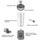 thumbnail image 2 of Licuadora Ninja Portatil Blender 18oz Gris Cl155gy (Reacondicionado), 2 of 5