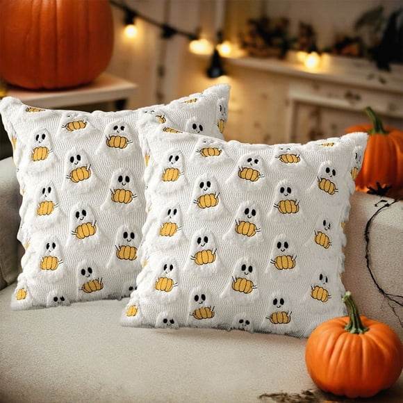 Funda de Almohada de Fantasma de Halloween, Cojín Decorativo para Sala de Estar o Sofá