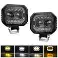 thumbnail image 3 of Barra de luz LED, 2 unidades, 120 W, 18000 lúmenes, foco superbrillante para conducción., 3 of 7