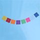 thumbnail image 2 of KAKOWELY Pancarta de Papel Picado con paneles de flores multicolores vibrantes de fieltro cuadrado para cumpleaños, bodas y fiestas., 2 of 4