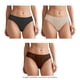 thumbnail image 4 of Tanga Simply Basic para Mujer, Seamless, Multicolor Talla G 3 Piezas, 4 of 4