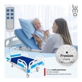 thumbnail image 3 of Cama Hospitalaria Electrica Porta Suero Colchon 3 posiciones azul 3 Posiciones, 3 of 8