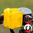 thumbnail image 1 of Portavasos universal con soporte para teléfono | Soporte 2 en 1 para botella y teléfono móvil, ideal para cochecito, silla de ruedas, scooter, cinta de correr y más | Abrazadera ajustable de 360, 1 of 3