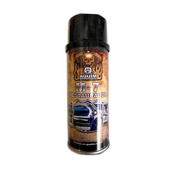 Restaurador Abrillantador Con Silicon Para Motocicletas AQUIM M7
